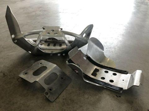 Ktm exhaust guard and bash plate For Sale Ktm exc sx