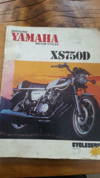 YAMAHA XS 750 triple manual