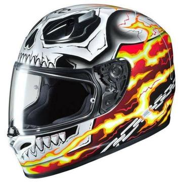 Ghost Rider HJC Motorcycle Helmet. Brand New. Custom paint Job