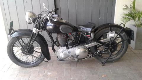 Ariel vb 1939 600cc motorcycle