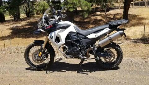 2010 BMW F800GS Adventure Touring Motorcycle With Add-Ons