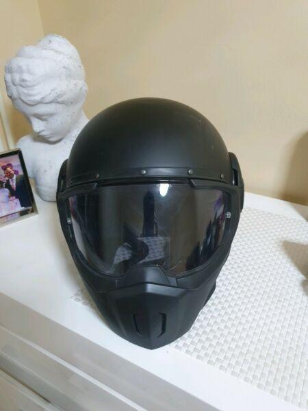 Ghoast open face motorcycle helmet