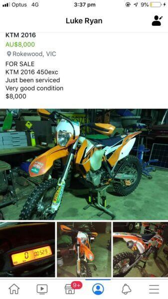 KTM 450exc