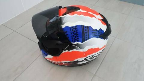 Mick Doohan Arai Vector Motorcycle Helmet With Dark Visor 2XL