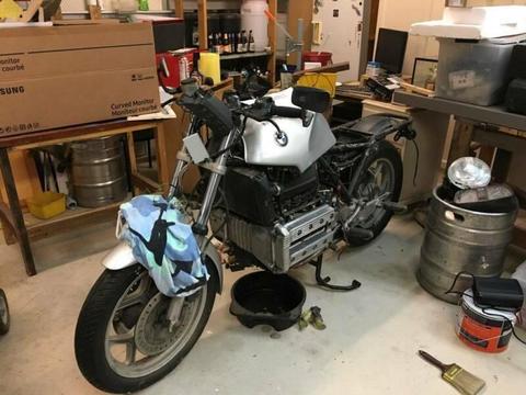BMW K100 1984 motorcycle Cafe/scrambler Project