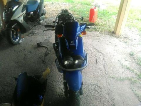 Yamaha moped wrecking
