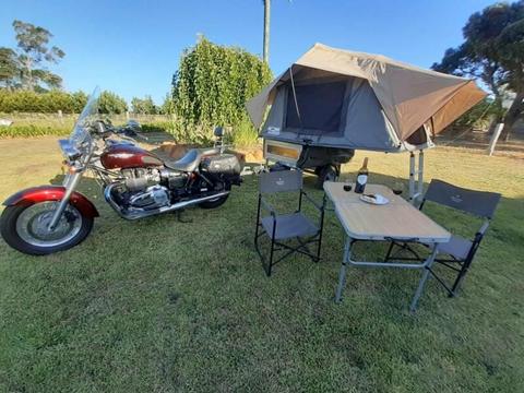 Triumph America Tour-lite Camp Trailer as Complete Touring Package