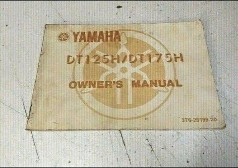 Yamaha DT175 '81 Owners Handbook