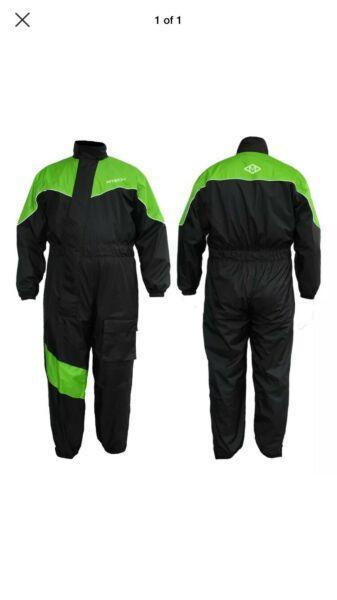 Motor cycle wet weather suit