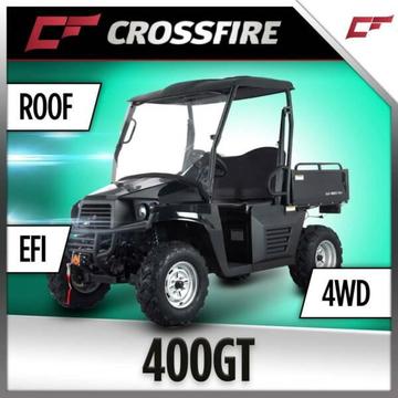 Crossfire 400GT 400cc 4x4 4WD UTV Farm Utility Vehicle, Quad bike Dirt