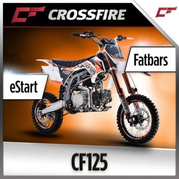 Crossfire CF125 Electric Start 125cc Dirt Bike, Pit Bike Off Road