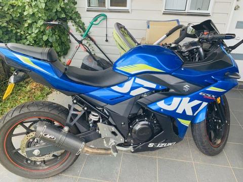 2017 Suzuki GSX250R LAMS Approved Second Owner
