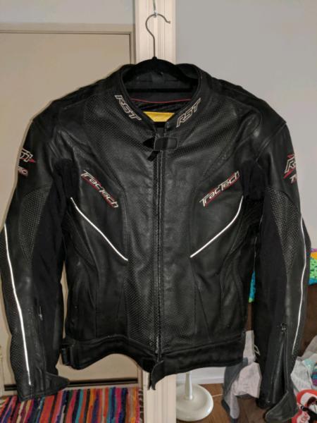 RST tracteck leather motorcycle jacket
