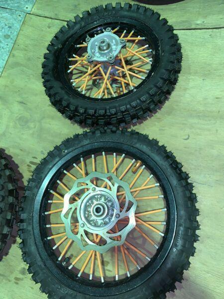 Ktm 65 wheels plastics parts