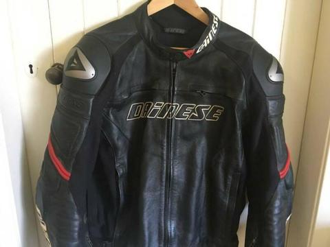 Dainese Leather Motorcycle Jacket 58 (2XL)
