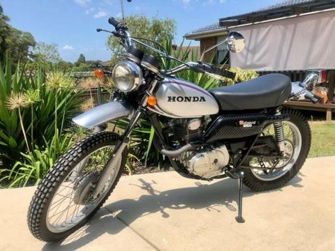 Honda XL 250 Motosport 1972 Vintage Motorcycle
