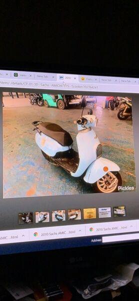 Scachs amichi scooter council pick up unreg $425 neg