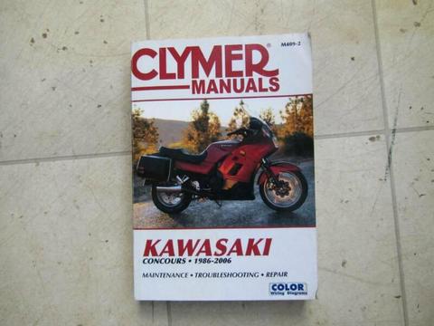 Kawasaki GTR1000 and ZG1000 workshop manual