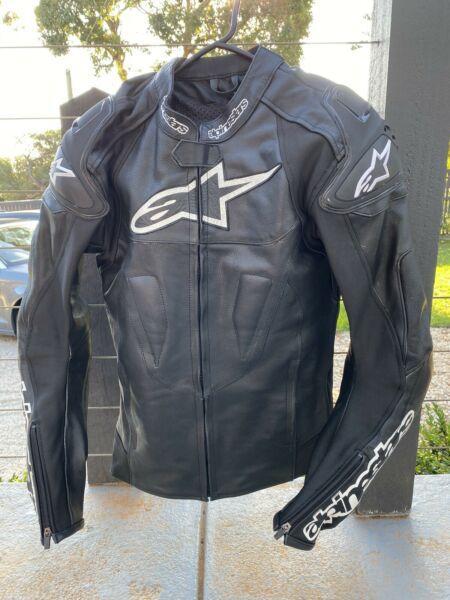 AlpineStars Motorcycle Jacket Leather Race Suit