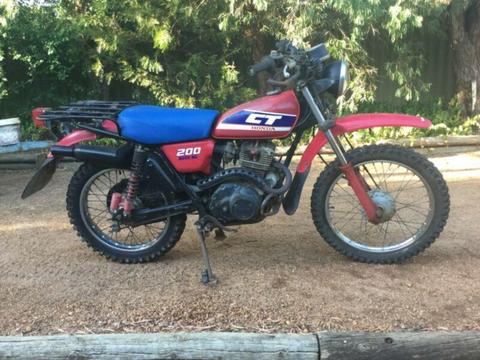 1988 Honda 200 AG bike for sale