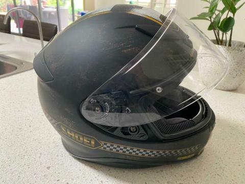 Shoei motorcycle helmet