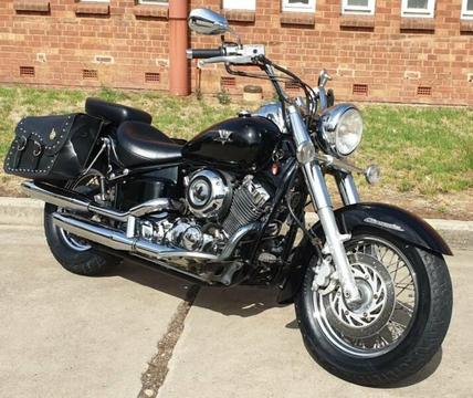 2006 YAMAHA XVS650 V STAR CLASSIC LAMS APPROVED CRUISER WITH REGO