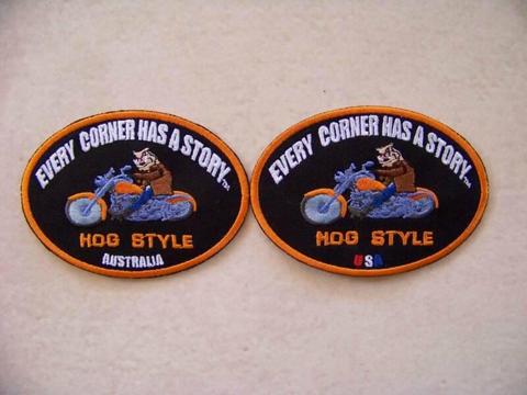 Harley Davidson etc (Every Corner Has A Story) Hog Patches