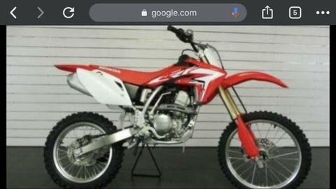Wanted: Honda Crf 150r or Rb from 2008