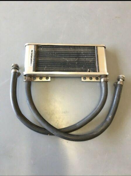 Motorcycle oil cooler