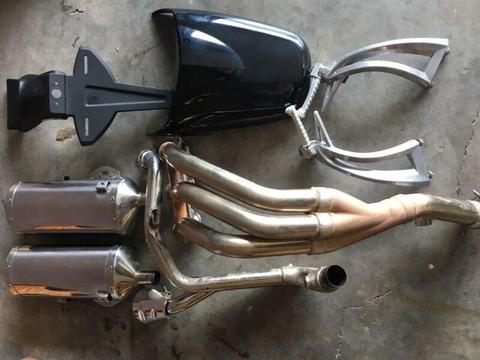 Triumph motorcycle exhaust