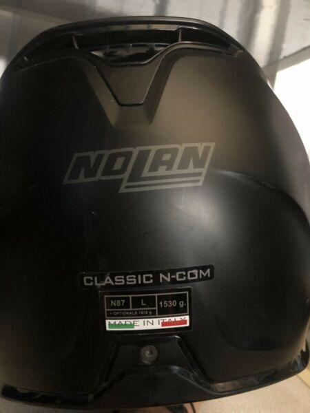 Nolan motorcycle helmet large