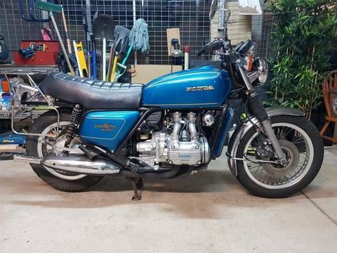 Vintage Honda GL1000 motorcycle