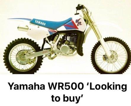 Wanted: Yamaha WR500Z Wanted