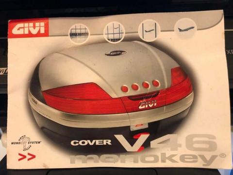 Givi V46 Top Case Replacement Cover - SILVER