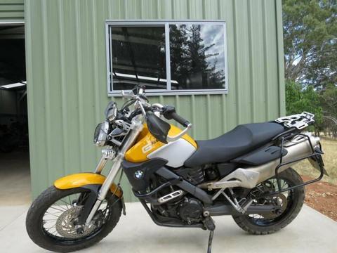 BMW G650 XCOUNTRY MOTORCYCLE 11/2009 MUFFLER WRECKING COMPLETE BIKE