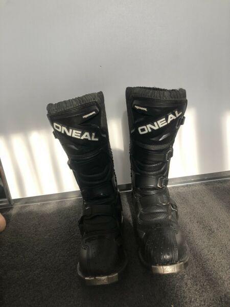 ONeal size 10 Motorbike boots