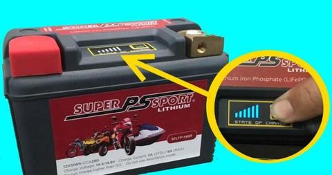Performance LITHIUM MOTORBIKE BATTERY SPLFP7L replaces many sizes