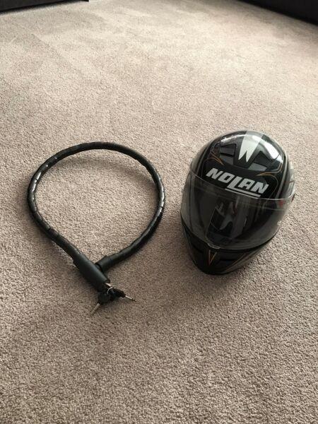 Helmet & Motorbike lock