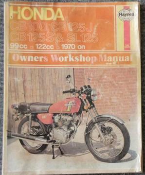 Honda CB 100 Series Manual