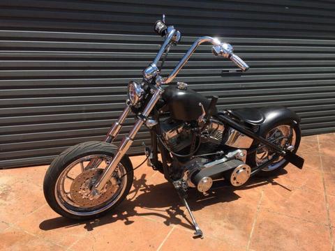 Harley rigid chopper bobber
