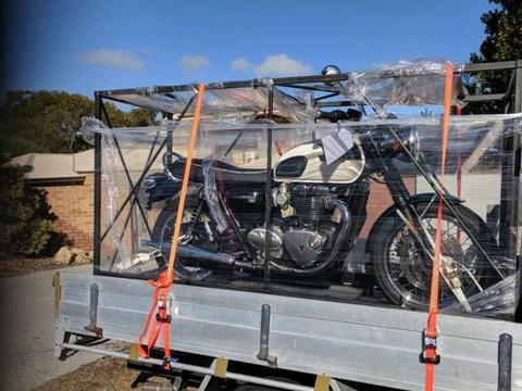 MOTORCYCLE TRANSPORT/SECURITY CRATE