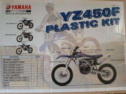 YZF 450 plastic kit Yamaha