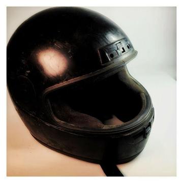 Satin Black Full Face Helmet