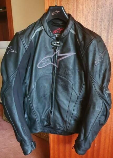 Alpinestars leather bike jacket
