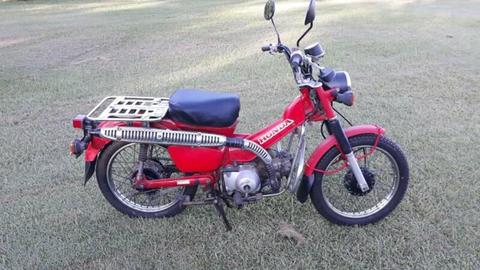 Honda CT110 postie bike