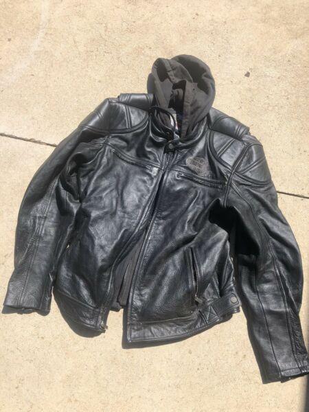 Harley Davidson jacket with hoodie and bike also for sale