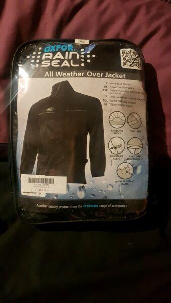 Brand new oxford all weather over motorbike jacket