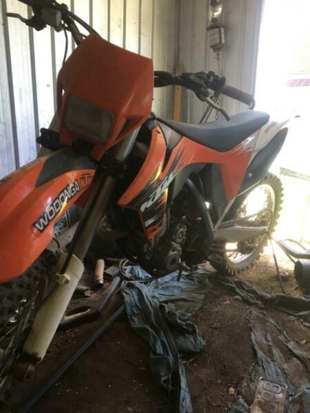 2011 Ktm 350 sxf and trailer for sale