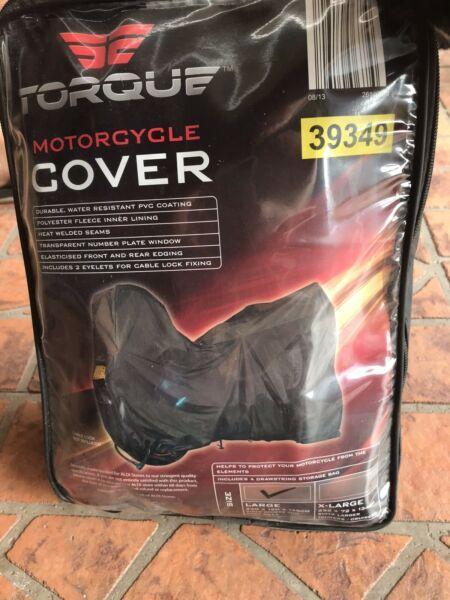 Motorcycle cover brand new suits large bike