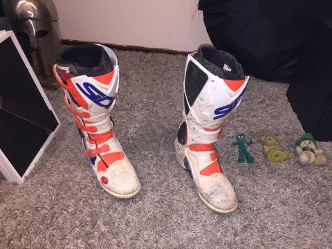 Sidi motocross boots, excellent condition